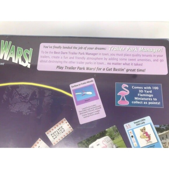 Trailer Park Wars! Fast-Paced Hilarious Board Game NEW SEALED - Picture 5 of 5